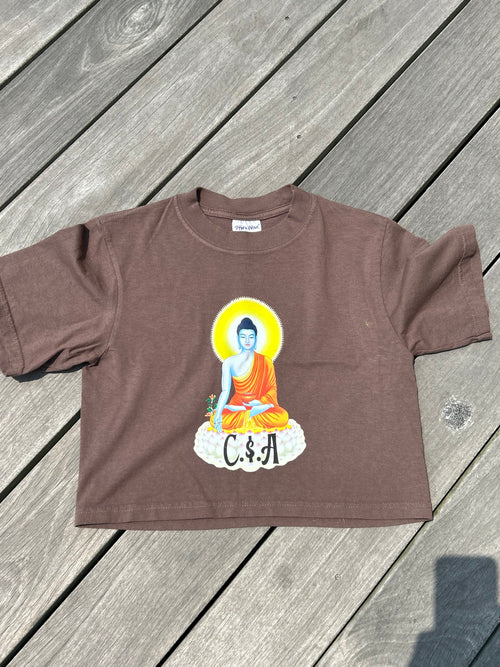 Buddha Cropped Tee(female)
